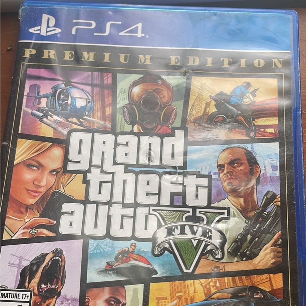 Sony PS4 Grand Theft Auto V Premium Edition - Blue Case